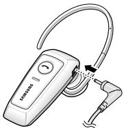 SAMSUNG WEP250 - Carga de los auriculares - 1
