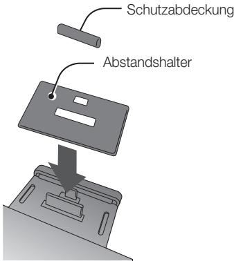 SAMSUNG DA-E670 - VERWENDEN DES ABSTANDSHALTERS - 4