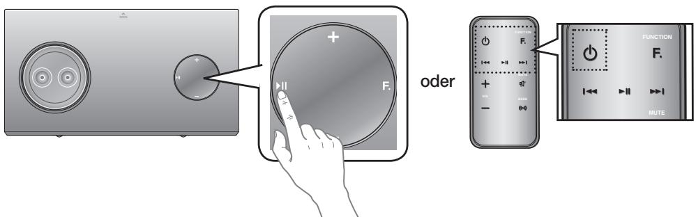 SAMSUNG DA-E750 - EIN- UND AUSSCHALTEN DES GERÄTS - 1