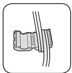 SAMSUNG DA-E750 - ANBRINGEN DES FERRIT RINKERNS AM NETZKABEL - 5