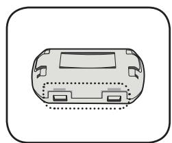 SAMSUNG DA-E750 - INSTALLAZIONE DEL NUCLEO IN FERRITE SUL CAVO LAN - 1
