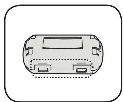 SAMSUNG DA-E750 - INSTALLING THE FERRITE CORE ON THE LAN CABLE - 1