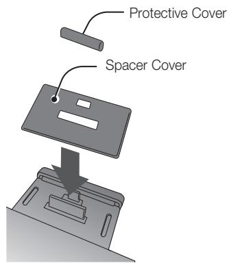 SAMSUNG DA-E750 - USING THE SPACER COVER - 4