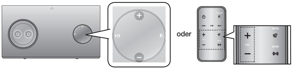 SAMSUNG DA-E750 - LAUTSTARKE EINSTELLEN - 1