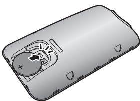 SAMSUNG DA-E750 - Insertion de la pile dans la télécommande - 3