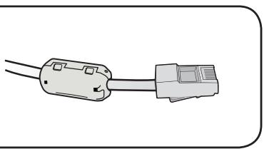 SAMSUNG DA-E750 - INSTALLING THE FERRITE CORE ON THE LAN CABLE - 6