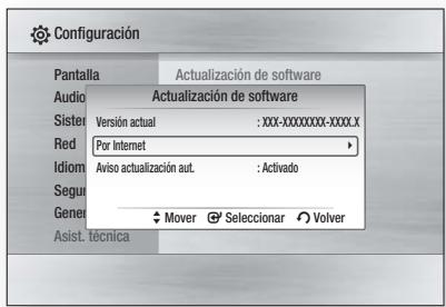 SAMSUNG HT-C5800 - Actualización de software - 1