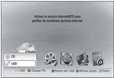 SAMSUNG HT-C5800 - Lecture d'un périphérique de stockage USB - 2