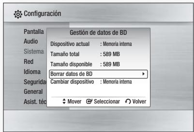 SAMSUNG HT-C5800 - Gestión de datos de BD - 1