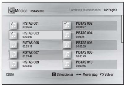 SAMSUNG HT-C5800 - Lista de reproducción - 1