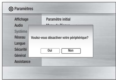 SAMSUNG HT-C5800 - Divx(r) désactivation - 1