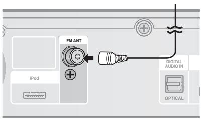 SAMSUNG HT-C5800 - Conexión de la antenna de FM - 1