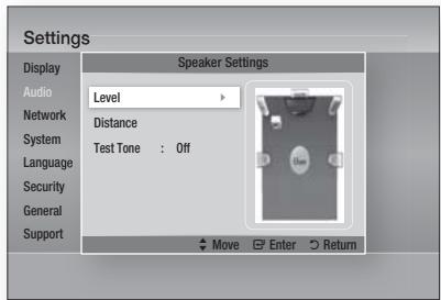 SAMSUNG HT-D5330 - Speaker Settings - 1