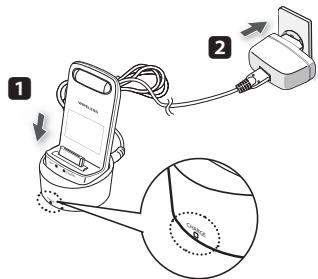 SAMSUNG HT-D5330 - How to charge the Wireless Transmitter - 1