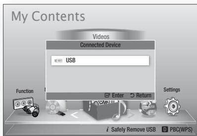 SAMSUNG HT-D5330 - Playing back a USB Storage Device - 3