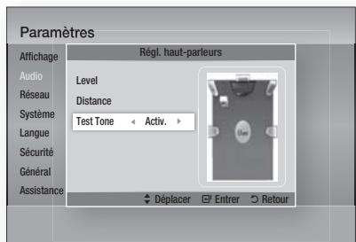 SAMSUNG HT-D5330 - Tonalité d'essai - 1
