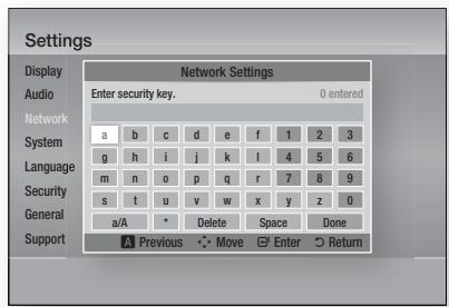 SAMSUNG HT-D5330 - Setting Up the Wireless Network Connection - Auto - 2