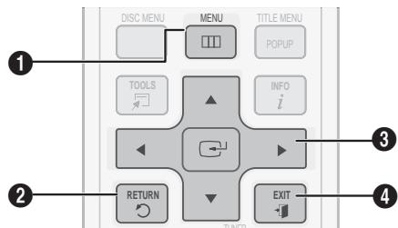 SAMSUNG HT-D5330 - Accès au menu des paramètres - 1