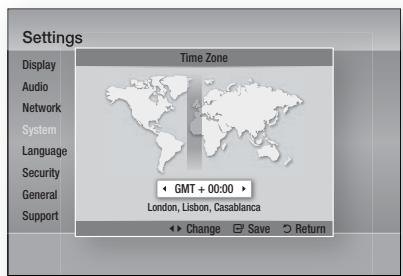 SAMSUNG HT-D5330 - Time Zone - 1