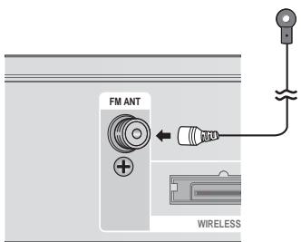 SAMSUNG HT-D5350 - Connexion de l'antenne FM - 1