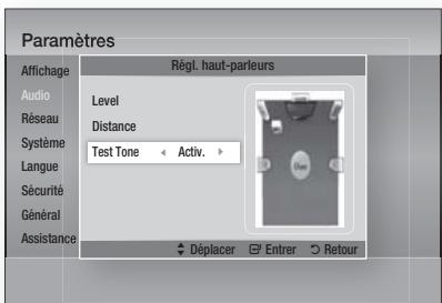 SAMSUNG HT-D5350 - Tonalité d'essai - 1