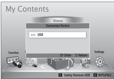 SAMSUNG HT-D5350 - Playing back a USB Storage Device - 3