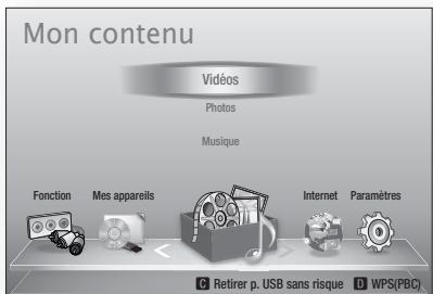 SAMSUNG HT-D5350 - Lecture d'un enregistrement USB - 2
