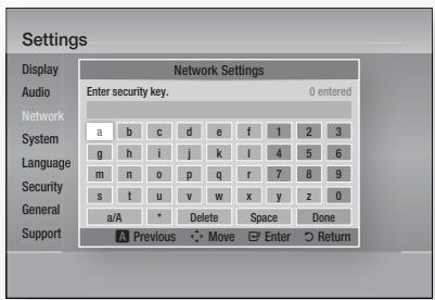 SAMSUNG HT-D5350 - Setting Up the Wireless Network Connection - Auto - 2