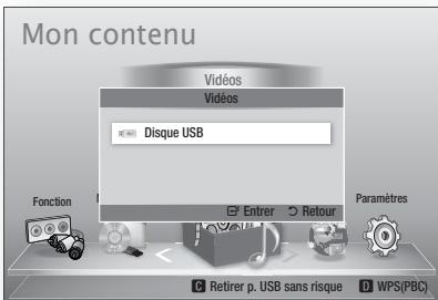 SAMSUNG HT-D5350 - Lecture d'un enregistrement USB - 3