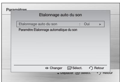 SAMSUNG HT-D555 - Etalonnage automatique du son - 1