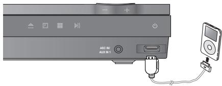 SAMSUNG HT-D555 - Verwenden eines iPod/iPhones - 1