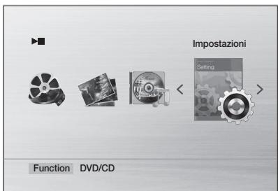 SAMSUNG HT-D555 - Impostazione del menu di configurazione - 2