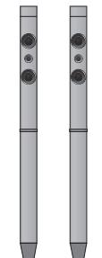 SAMSUNG HT-D555 - Assembled Speakers - 1