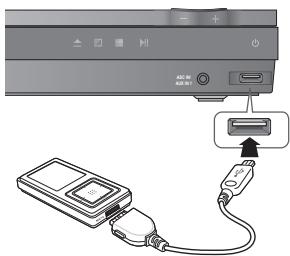 SAMSUNG HT-D555 - Playing Media Files using the USB Host Feature - 1