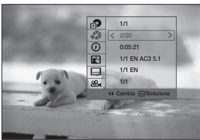 SAMSUNG HT-D555 - Visualizzazione delle informazioni sul disco - 2