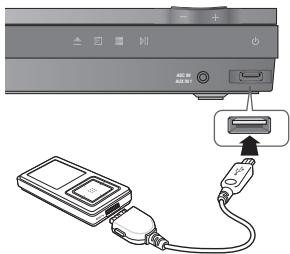 SAMSUNG HT-D555 - Mediendateien über den USB-Host-Anschluss wiedergeben - 1