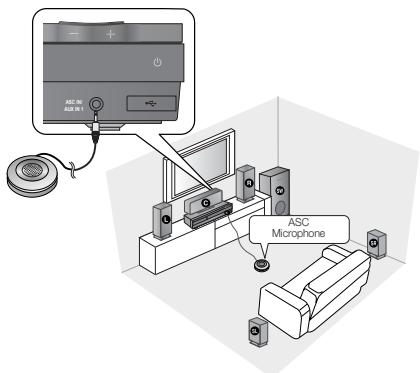 SAMSUNG HT-D555 - ASC (Auto Sound Calibration) Setting - 1