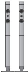 SAMSUNG HT-D555 - Composizione dei diffusori - 20