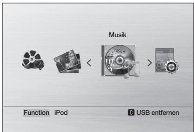 SAMSUNG HT-D555 - Musik anhören (IPOD Modus) - 1