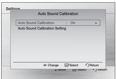 SAMSUNG HT-D555 - Auto Sound Calibration - 1