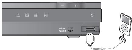 SAMSUNG HT-D555 - Utilisation d'un iPod/iPhone - 1