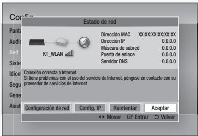 SAMSUNG HT-D6750W - Estado de la red - 1