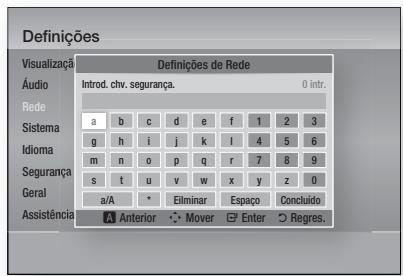 SAMSUNG HT-D6750W - Configurar a Ligação de Rede Sem Fios - Auto. - 2
