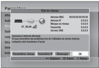 SAMSUNG HT-D6750W - État du réseau - 1