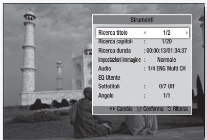 SAMSUNG HT-D6750W - Utilizzo del tasto TOOLS - 2
