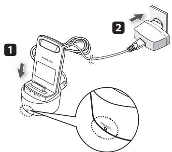 SAMSUNG HT-D6750W - Cóme cargar el transmisor inalábrico - 1