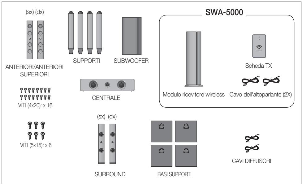 SAMSUNG HT-D6750W - Componenti dei diffusori - 1