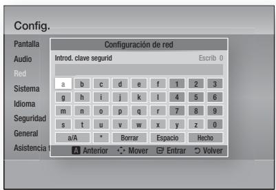 SAMSUNG HT-D7000 - Configuración de la conexión de red inalámbrica - Autom. - 2