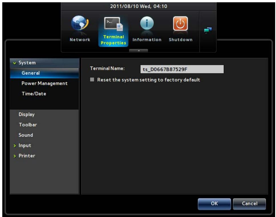SAMSUNG LF-TBWHD - Terminal Properties - 1