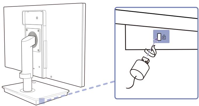 SAMSUNG LF-TBWHD - Anti-theft Lock - 1